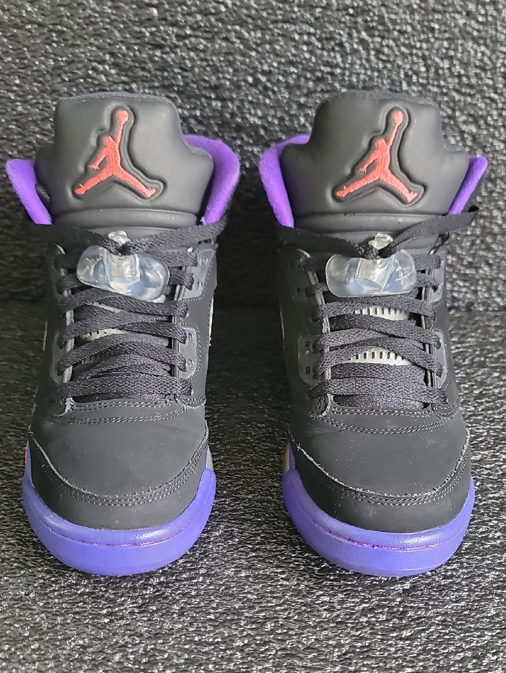 Nike Air Jordan 5 'Raptors' "Ember Glow/Fierce Purple" Wmns 8 Great Condition - Picture 3 of 13